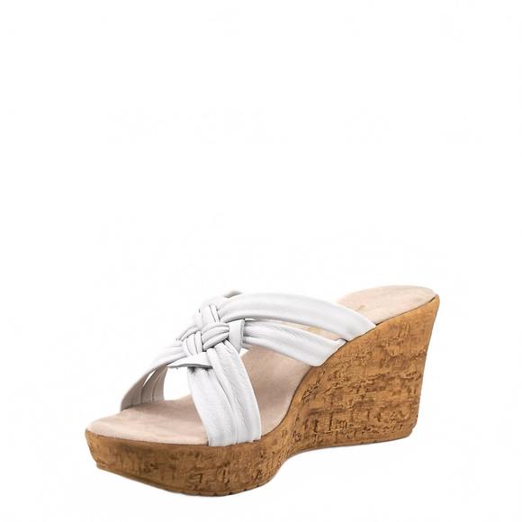 NEW ONEX women's bethany wedge in white - Picture 2 of 3